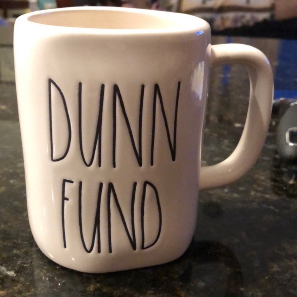 Rae Dunn. DUNN FUND mug